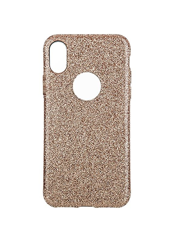 Чехол накладка 2 in1 tpu + glitter paper case iPhone X Gold Toto (301783399)