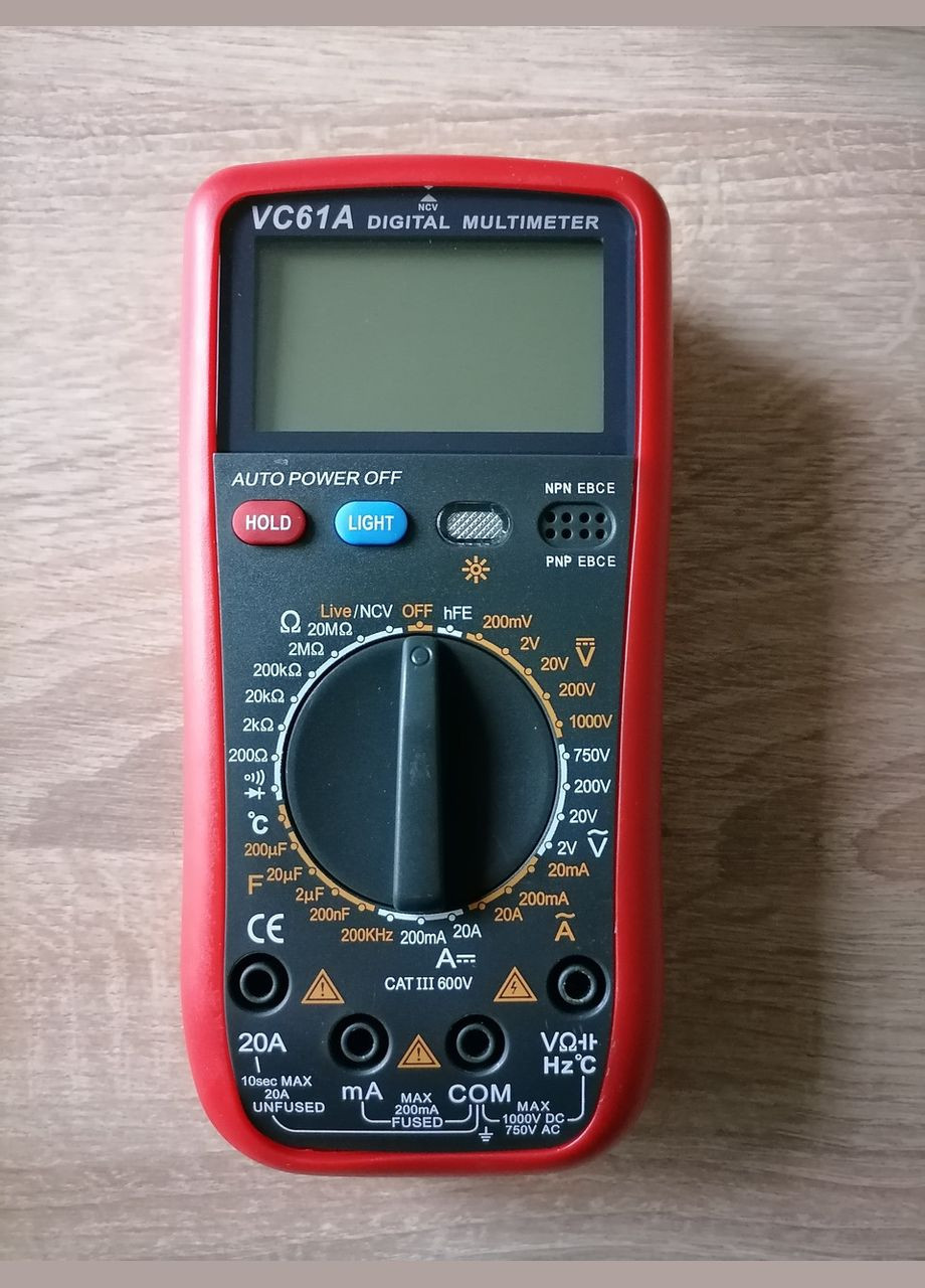 Мультиметр цифровой многофункциональный VC61A Digital (305835739)