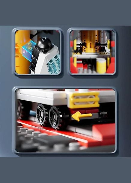 Конструктор ракета Space Shuttle 45,5 см 1089 деталей (469) No Brand (339077784)