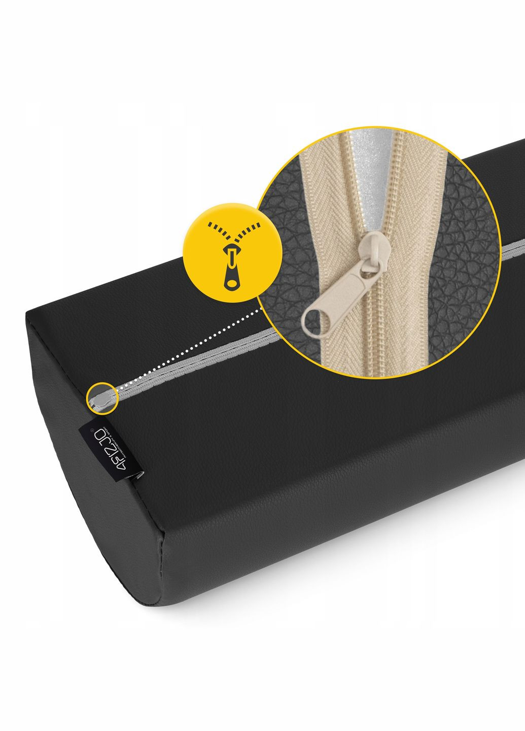 Полувалик для реабилитации и массажа 60 x 30 x 15 Black (P-5905973402910) 4FIZJO (304252716)