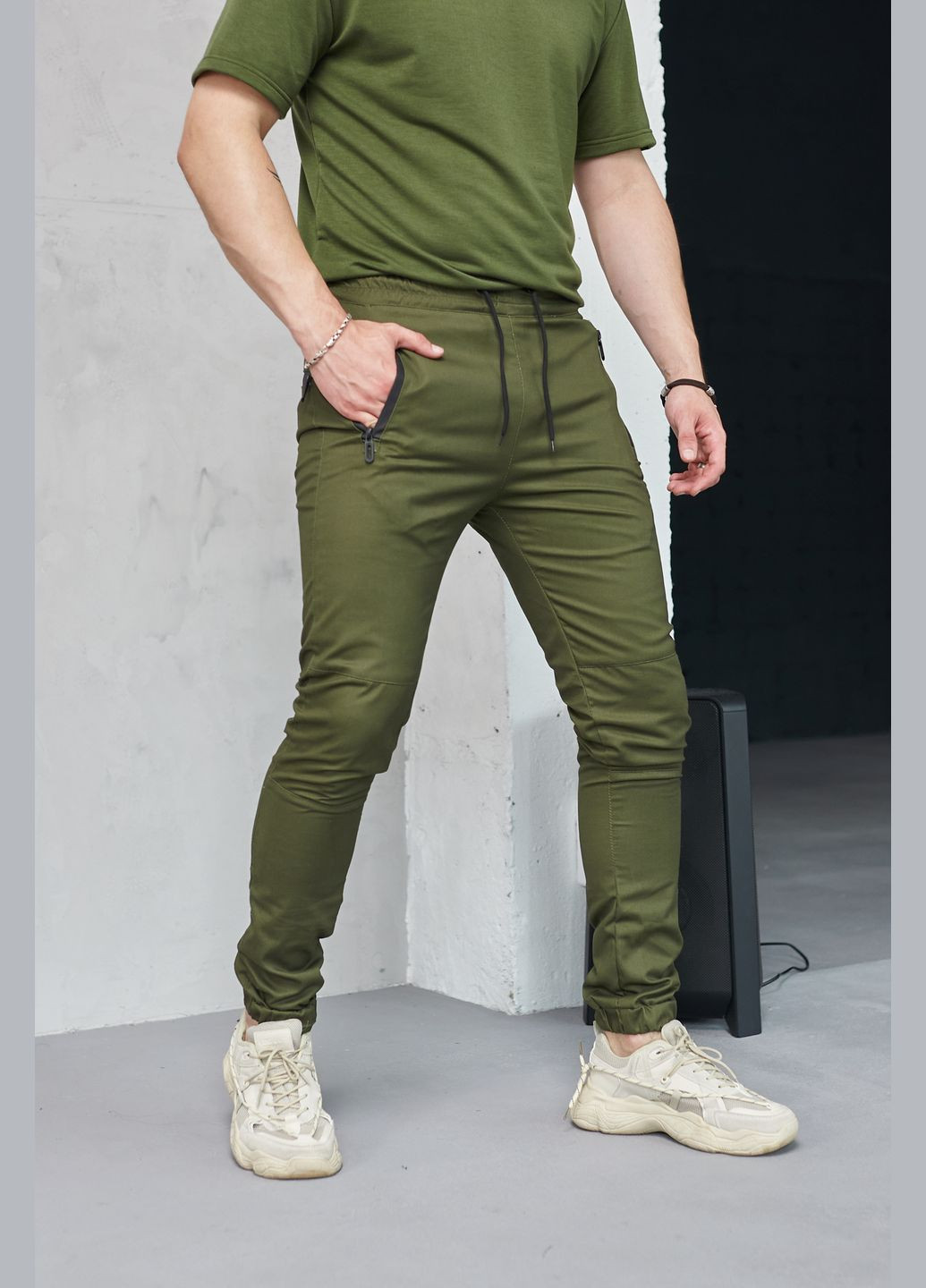 Штани чоловічі котонові "Chesst" хакі Intruder (359378689)