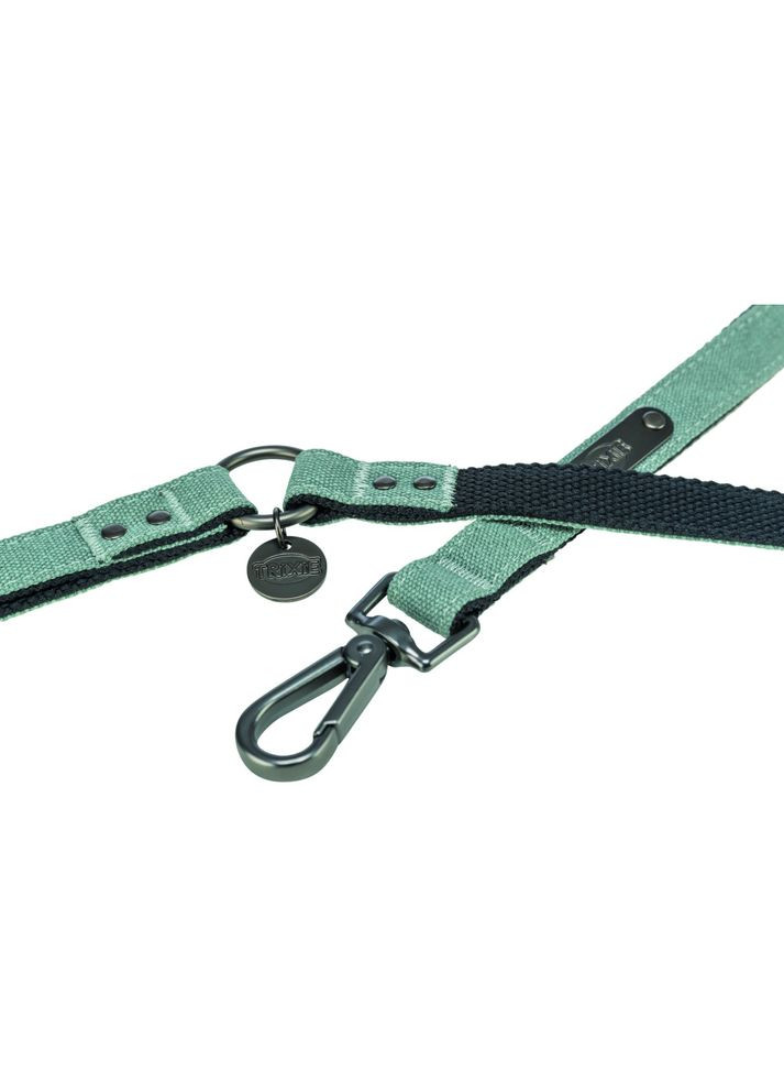 Повідець CityStyle для собак бавовна M–L 1 м 20 мм світло-зелений Trixie (372504166)