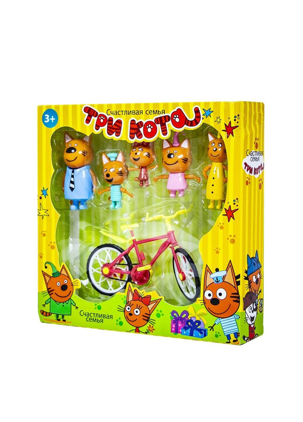 Ігровий набір із фігурками "Три Кота". Multicolor (N73) Yufeng (340912051)