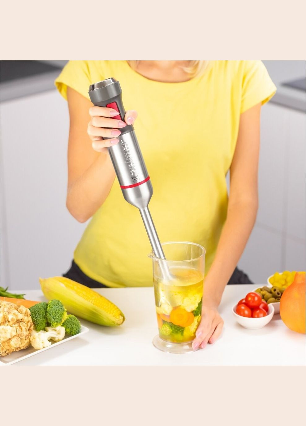 Занурювальний блендер ZHB4652 Vario 1400 max Zelmer (315600559)