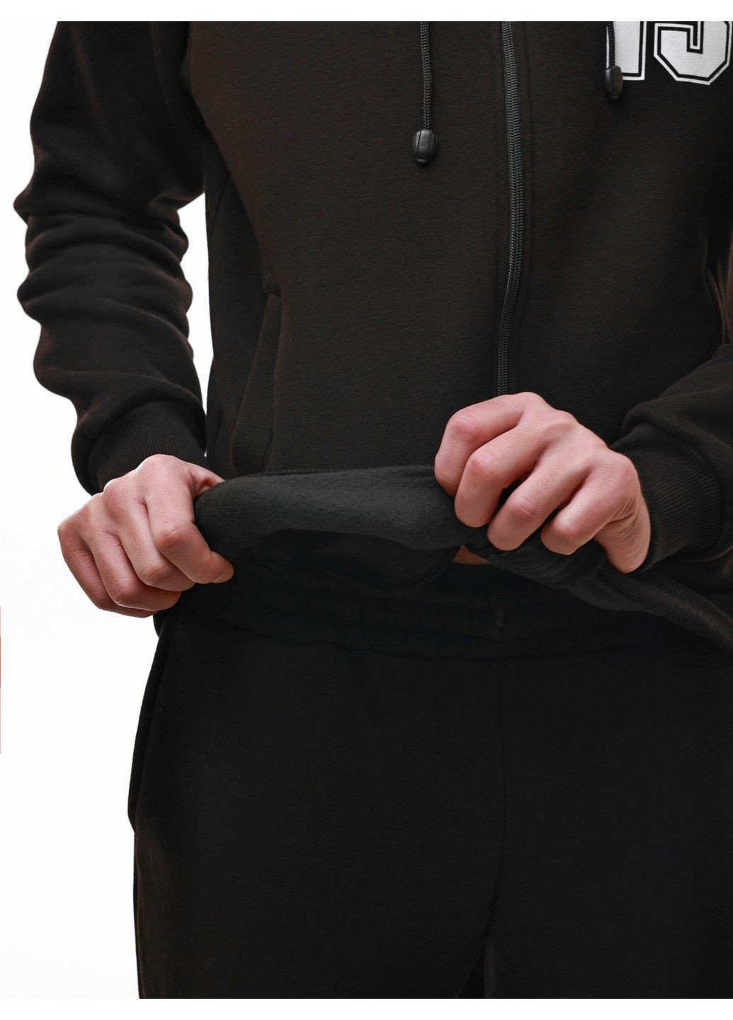 Чорний зимній костюм спортивний чоловічий Griffin