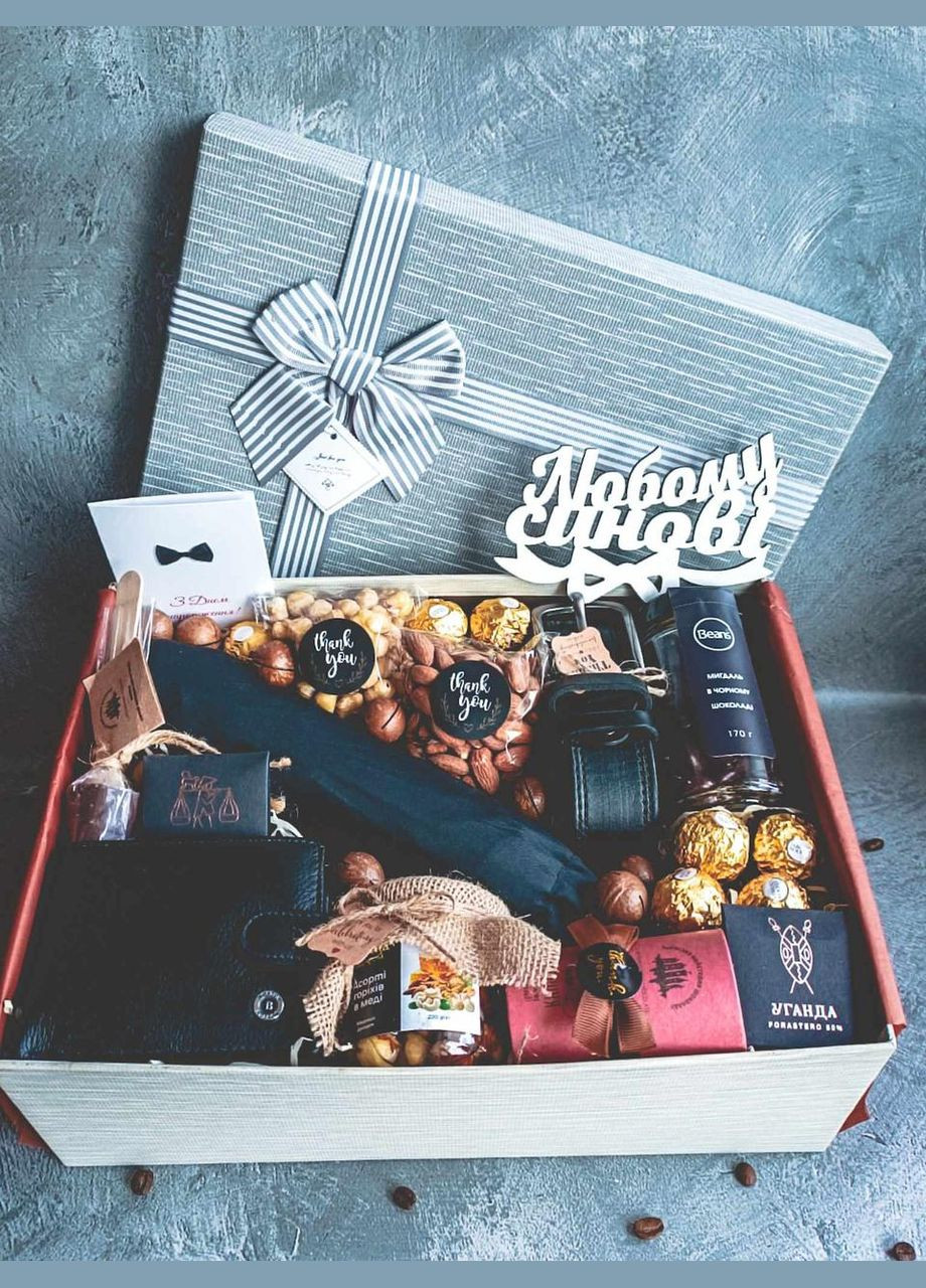 Подарунковий бокс для чоловіка для військового для керівника на день народження другу батьку коханому чоловіку ST (315729010)