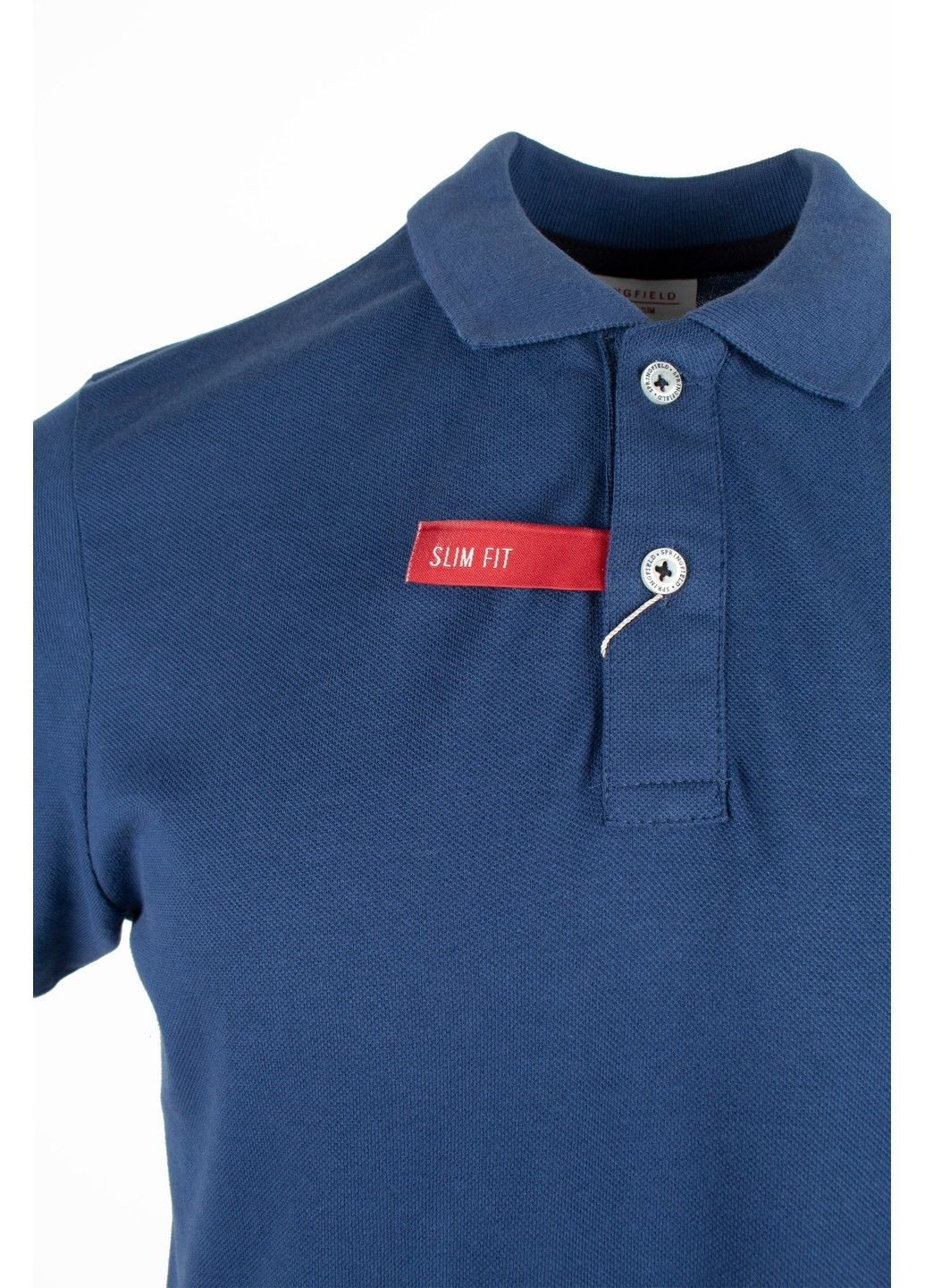 Синяя футболка polo мужская springfield синяя No Brand