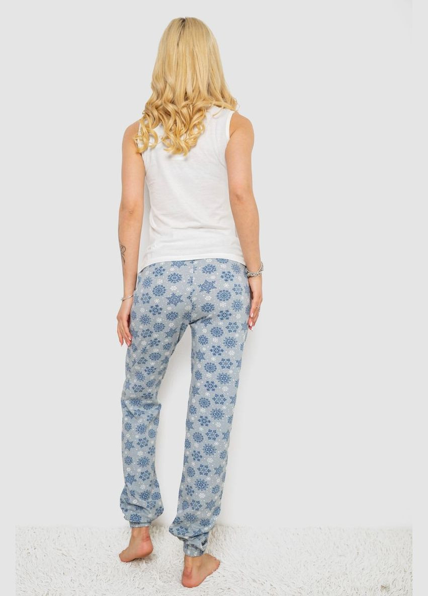 Молочная пижама женская с принтом Ager 243R1484-021