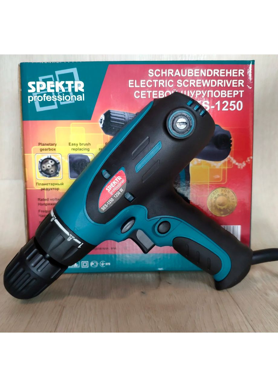 Шуруповерт мережевий Spektr SES-1250 СПЕКТР (364254974)