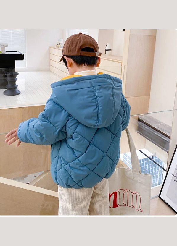 Голубая демисезонная куртка для девочки демисезонная на флисе в стиле next BabyStyle