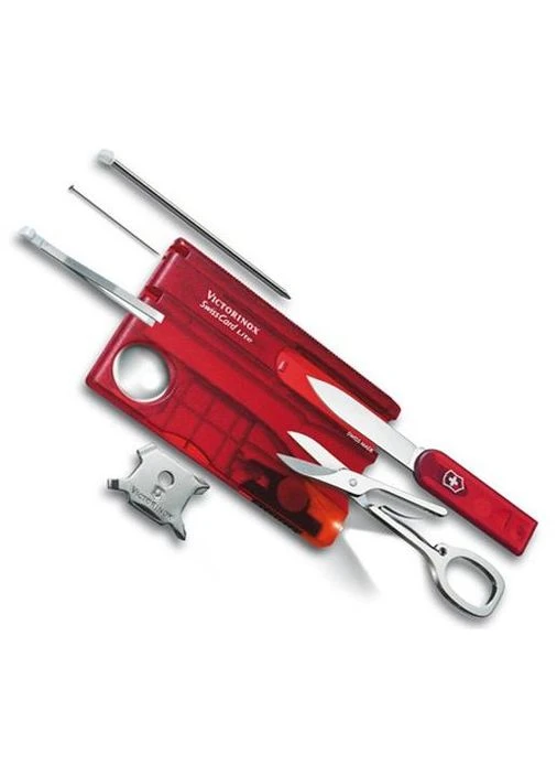 Ніж SwissCard Lite Transparent Red (0.7300.T) Victorinox (391388198)