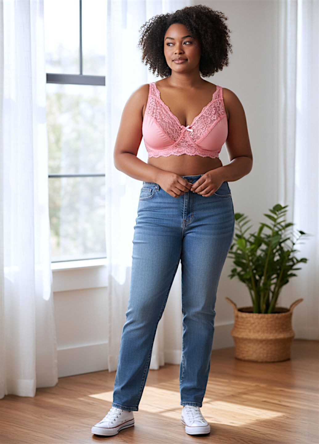 Рожевий балконет мереживний бюстгальтер women's bra FS з кісточками нейлон