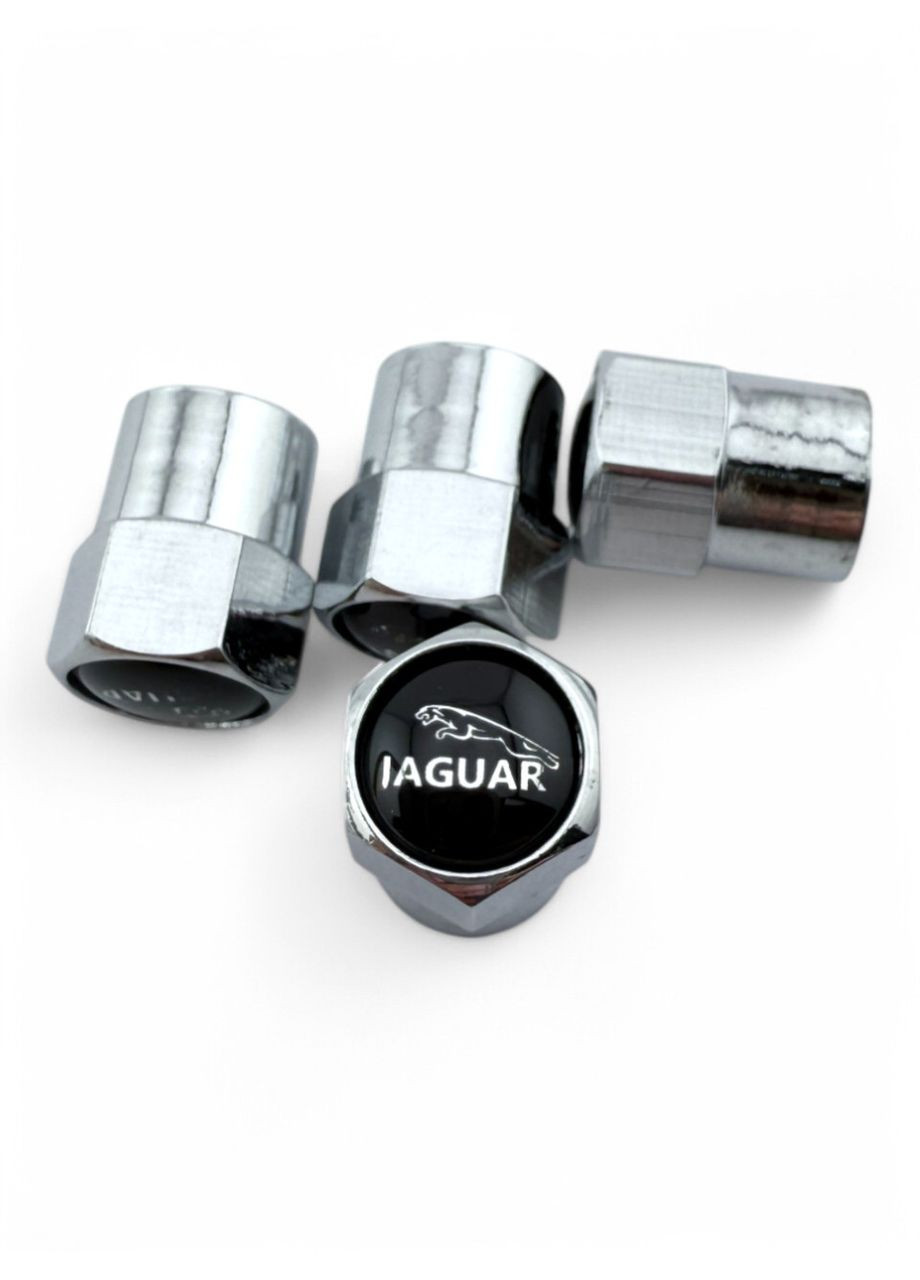 Колпачки на ниппель металлические (4 шт.) Jaguar (354698545)