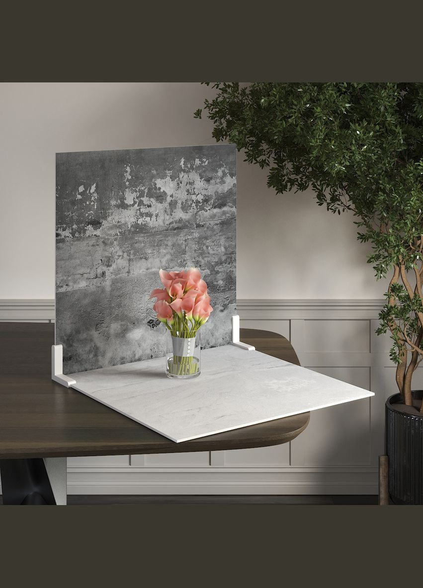 Пластиковий кутовий 2d фотофон, 60x60см - №62248 PolyPlast (354371967)