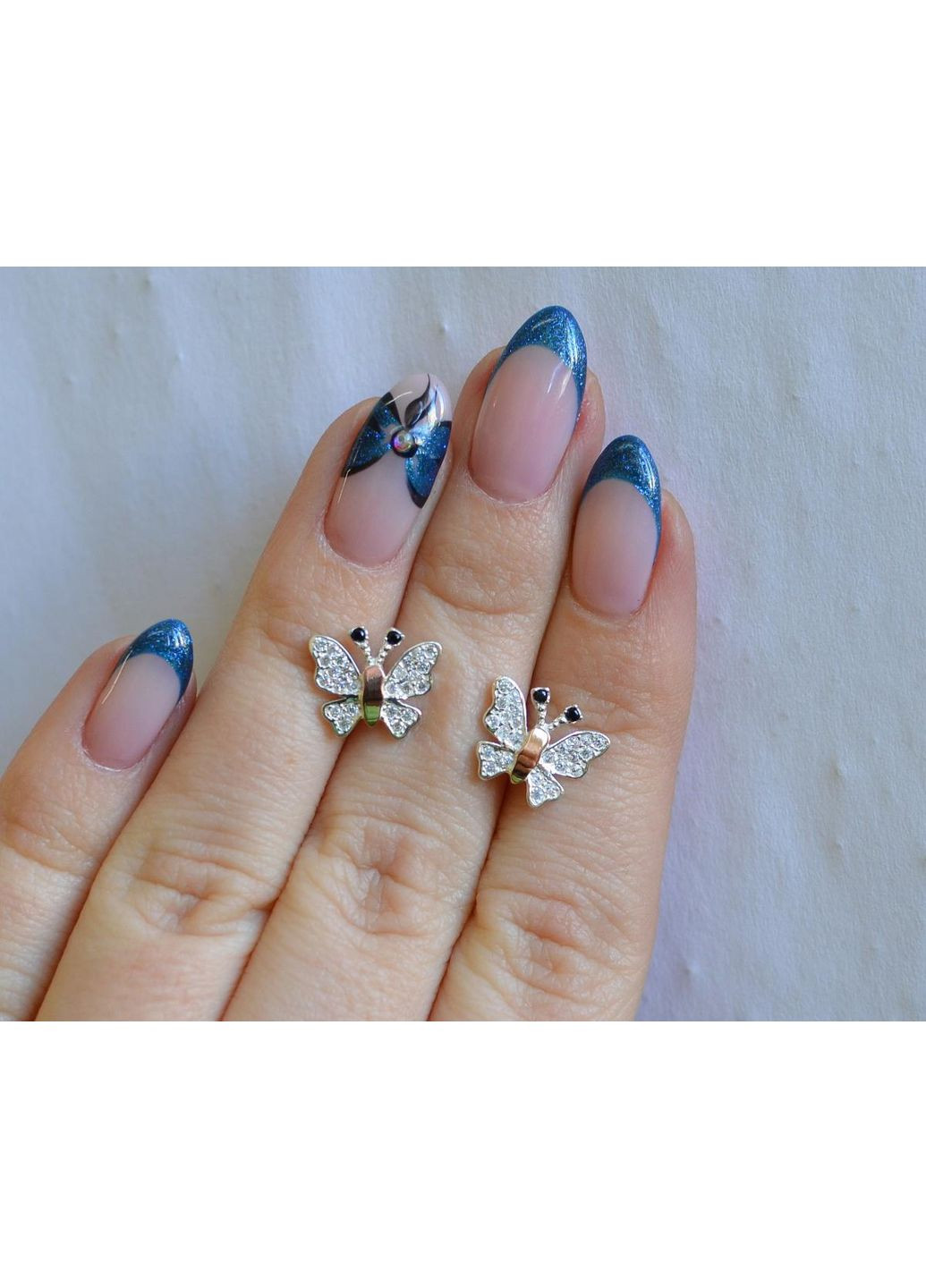 Серьги-гвоздики метели Silver Style (367112122)