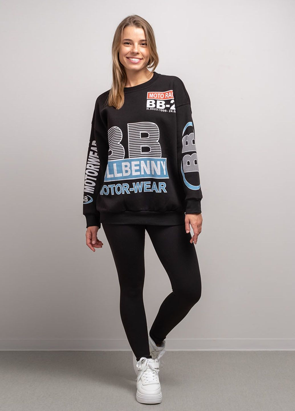 Чорний світшот жіночий чорний 341495 Power (267895274)