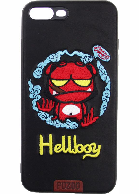 Чехол-накладка TPU+TPU with stitchwork craft Star show iPhone 7 Plus/8 Plus Black Hellboy PUZOO (301780584)