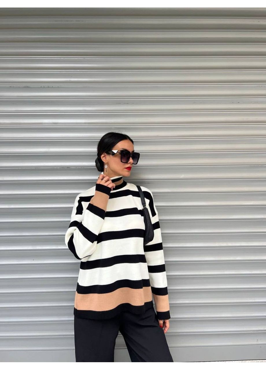 Белый демисезонный свитер (замеры в описании) DK/DL Мода без кордонів