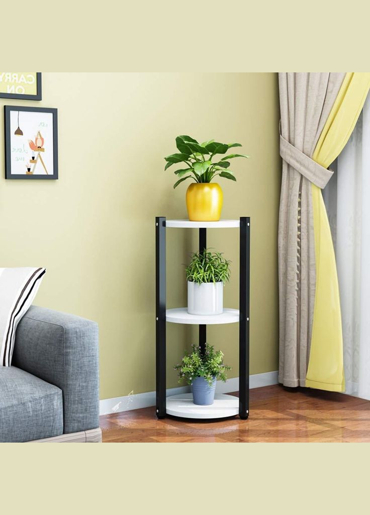 Подставка для цветов из дерева Да-Лобаш 80 венге-зефир (ЦСТ-80981220) No Brand (328227271)