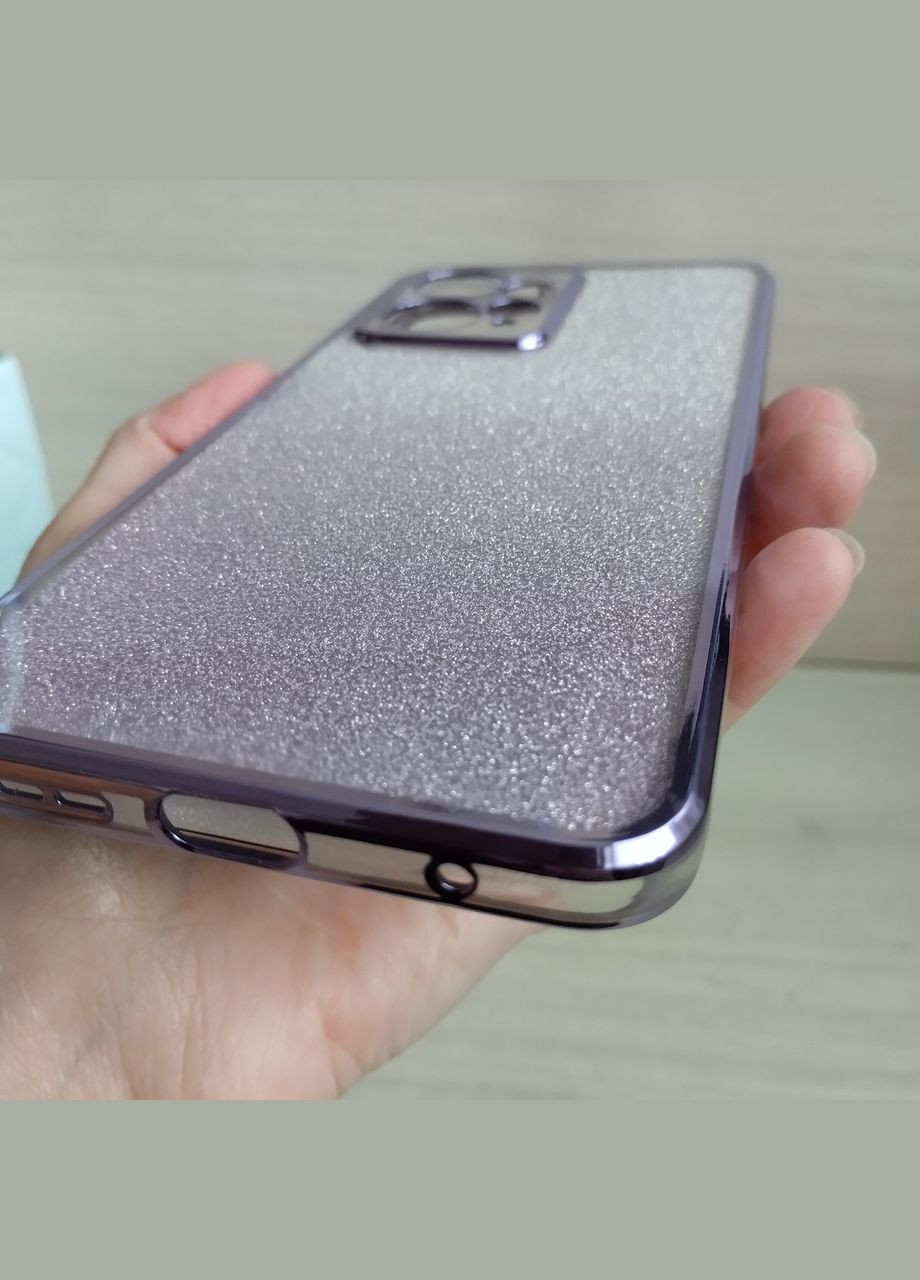 Чехол на xiaomi redmi Note 12 4g силиконовая женская накладка блестящая градиент No Brand (300676477)