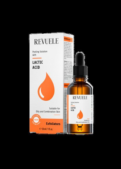 Пилинг для лица с молочной кислотой Cysc Lactic Acid, 30 мл REVUELE (336961453)