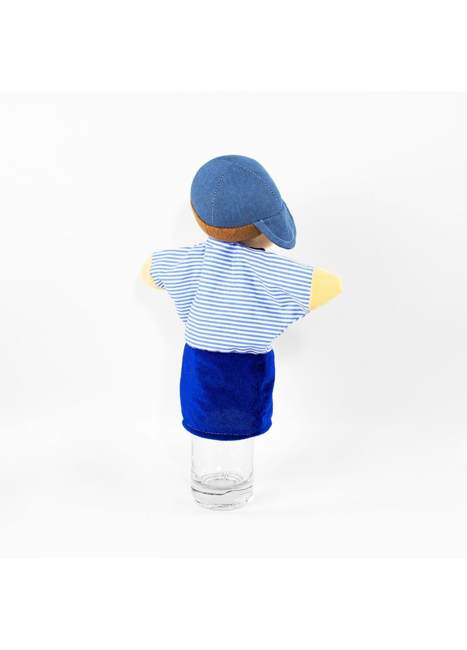 Ляльковий театр Хлопчик Шустрик Синя іграшка для дітей від 3 років лялька ProDobro (366030943)