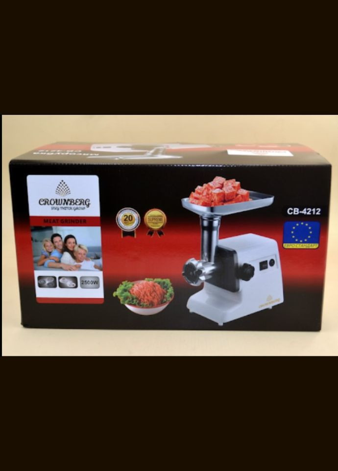 Мясорубка электрическая с соковыжималкой Crownberg CB-4212 2500 Вт No Brand (317274418)