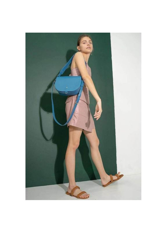 Сумка женская кожаная через плечо Ruby L ярко-синяя The Wings (302007415)