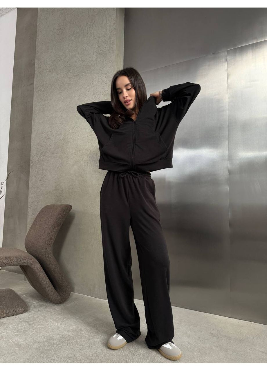 Женский спортивный костюм: худые на молнии и брюки свободного фасона. MonCher (364864217)