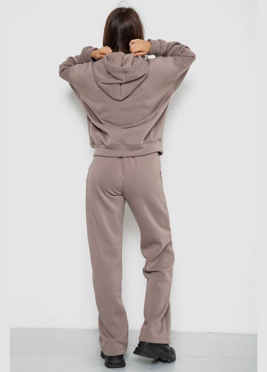 Спортивный костюм женский на флисе черный размер M (sku_241R2001-2) Ager (316319392)