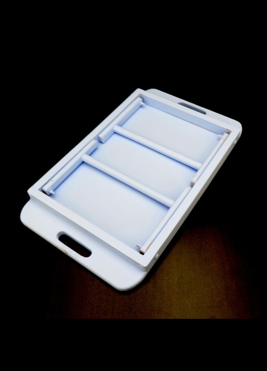 Столик-поднос для завтрака из дерева Пенсильвания ирис (СТП-003152) No Brand (327846525)