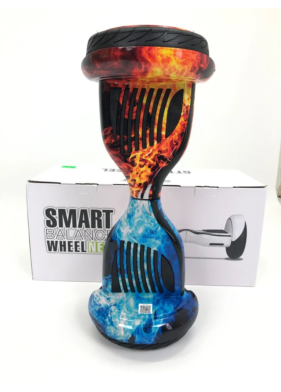 Гироборд New "Огонь и лед", 400W*2, 36V / 5.7Ah, Ø-10.5, Android/iOS, метал. колесо. Smart Balance (392970579)