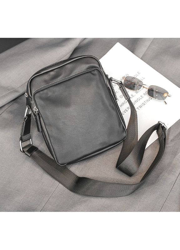 Чоловіча сумка планшетка з екошкіри чорна ProDobro (365255090)