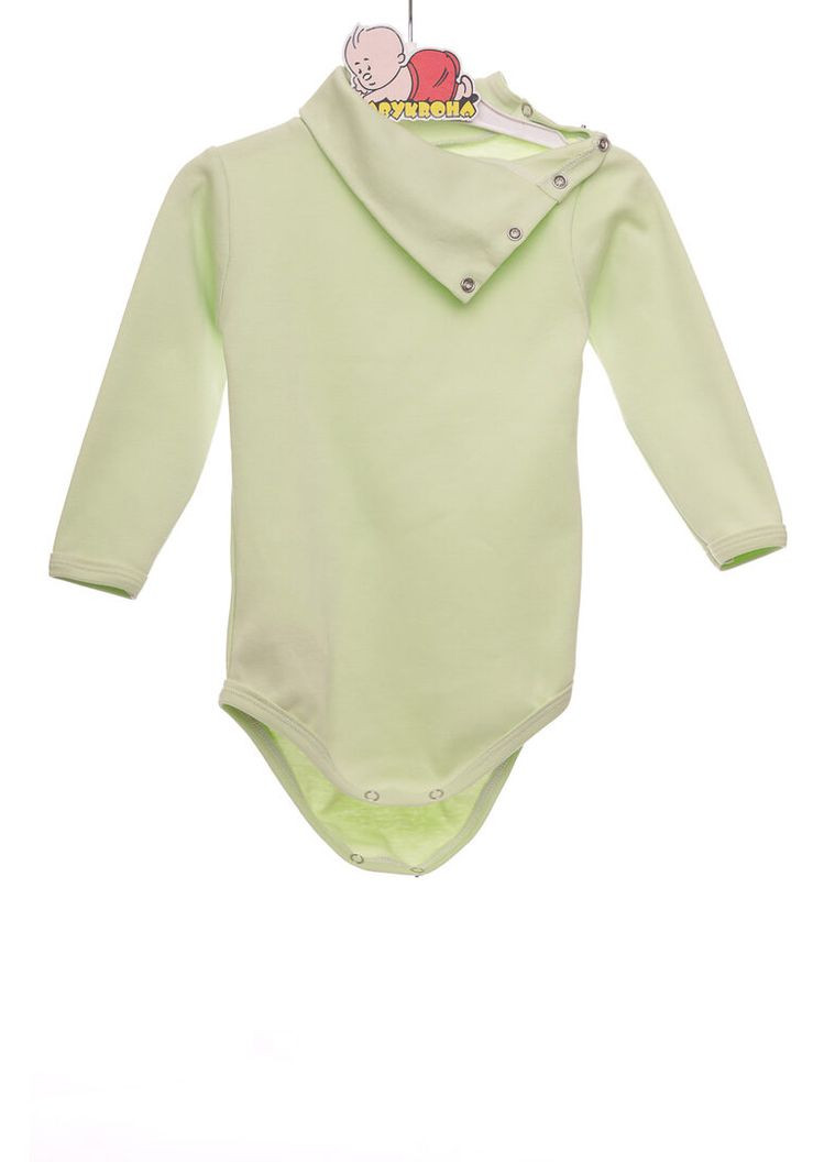 Боди с длиным рукавом с горлышком интерлок салатовый 74 см (50703) BABYKROHA (297200250)