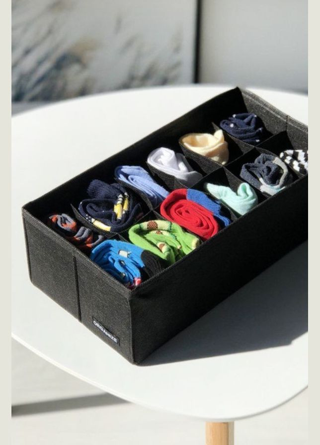 Органайзер з квадратними комірками (12 ком.) Organize Orgz-12-1 black (296286424)