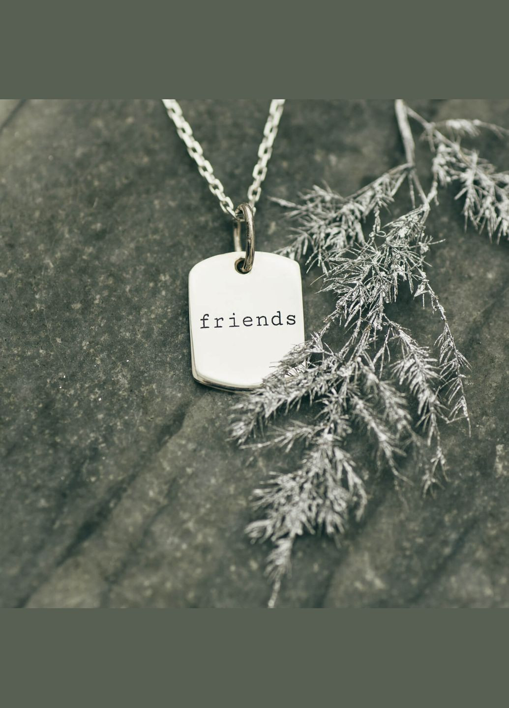 Серебряный кулон Друзья 133039f Oniks (264024583)