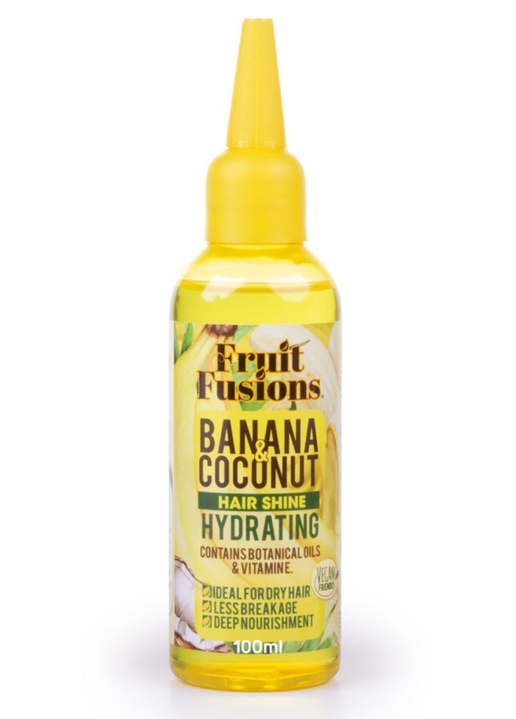 Блиск для волосся Banana & Coconut Hair Shine 100 мл Fruit Fusion (364894688)