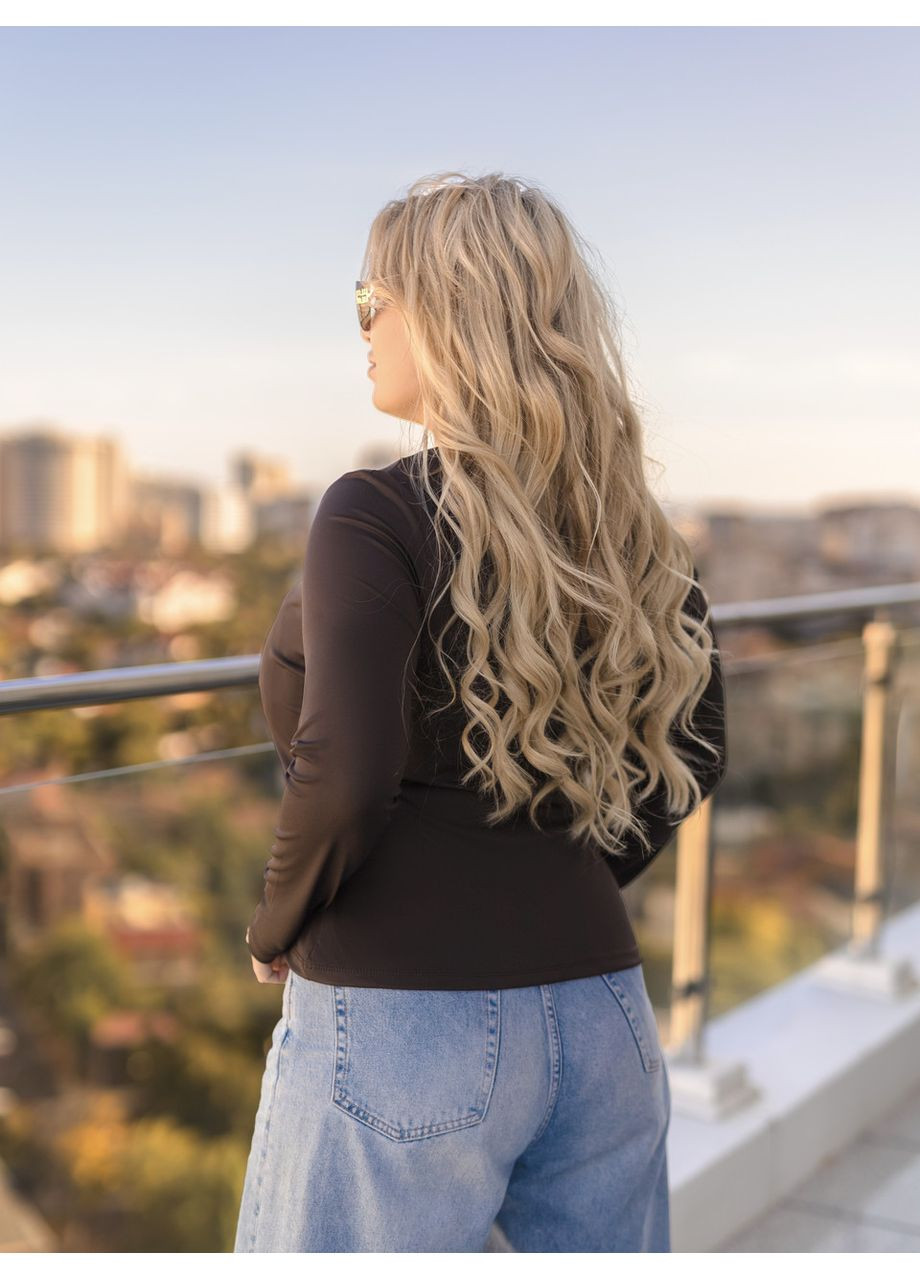 Женская кофточка с декольте сетка Fashion Girl (362744722)