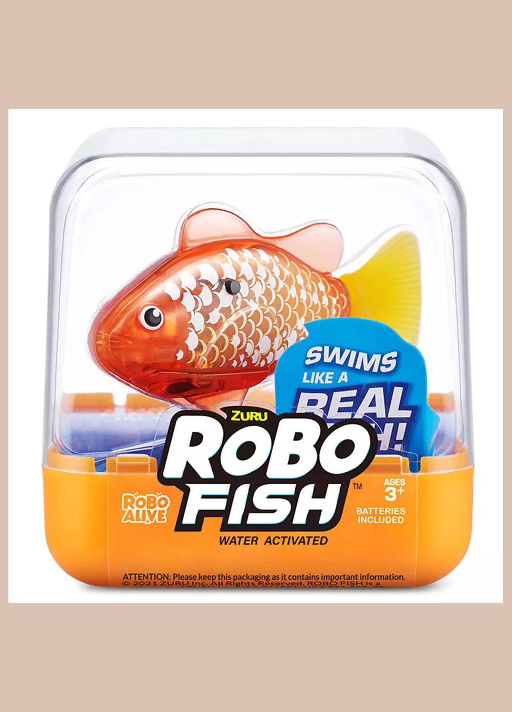 Інтерактивна іграшка Роборибка золотиста (7191-2) Pets & Robo Alive (326805933)