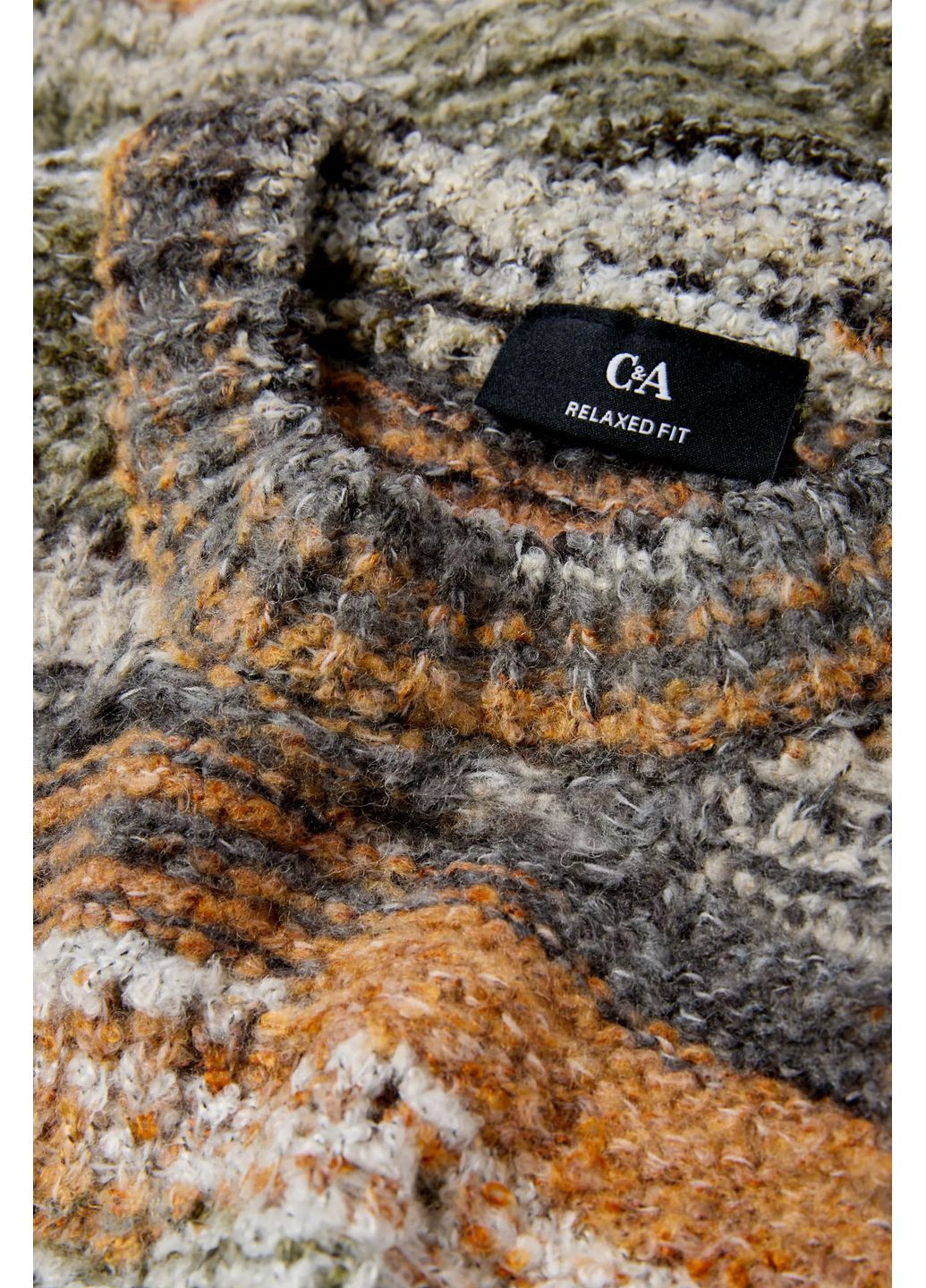 Комбінований демісезонний светр в складі з вовною C&A
