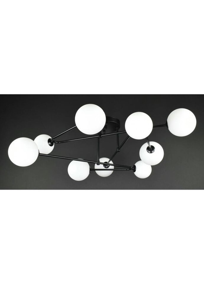 Люстра потолочная на 9 лампочек 27925 Черный 25х90х90 см. Sunnysky (324396732)