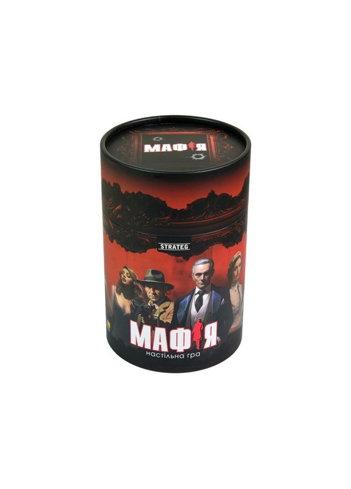 Настільна гра "Мафія" 30698 картки 24 штук, маски 12 штук Strateg (336333157)