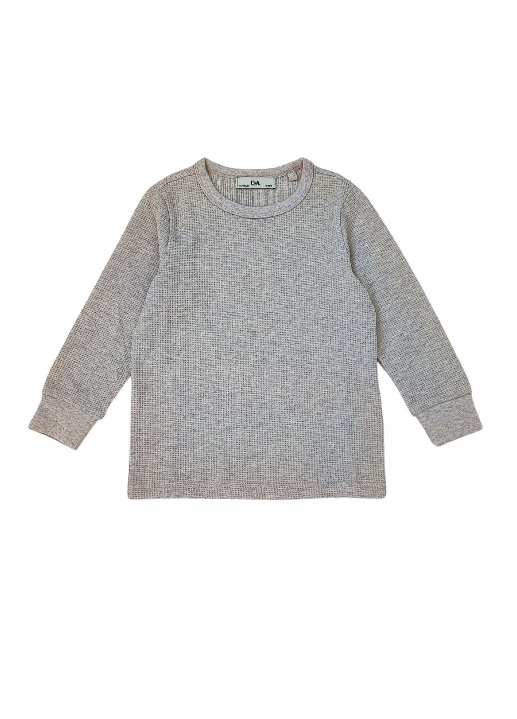 Бежевый демисезонный повседневный лонгслив C&A однотонный