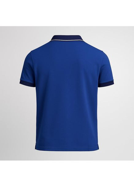 Синяя футболка-футболка-поло с хлопковым пике для мужчины для мужчин Livergy однотонная