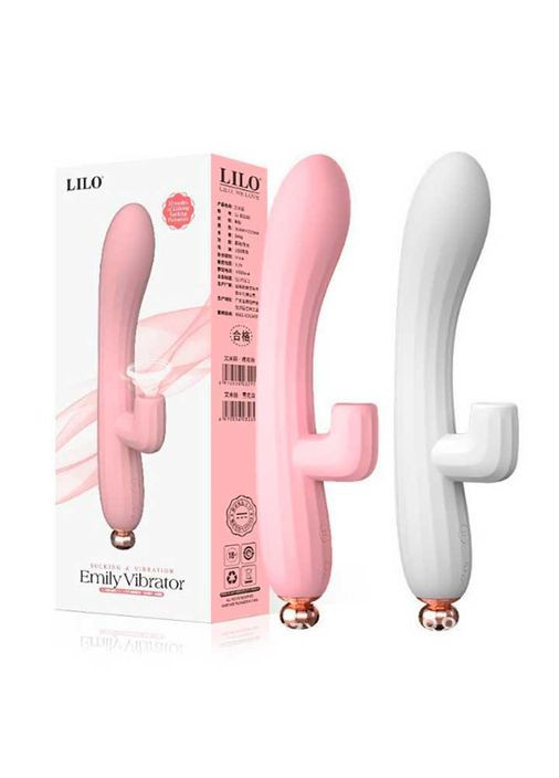Вакуумный вибраторкролик "Emily" USB - – Вибраторы Lilo (298400763)