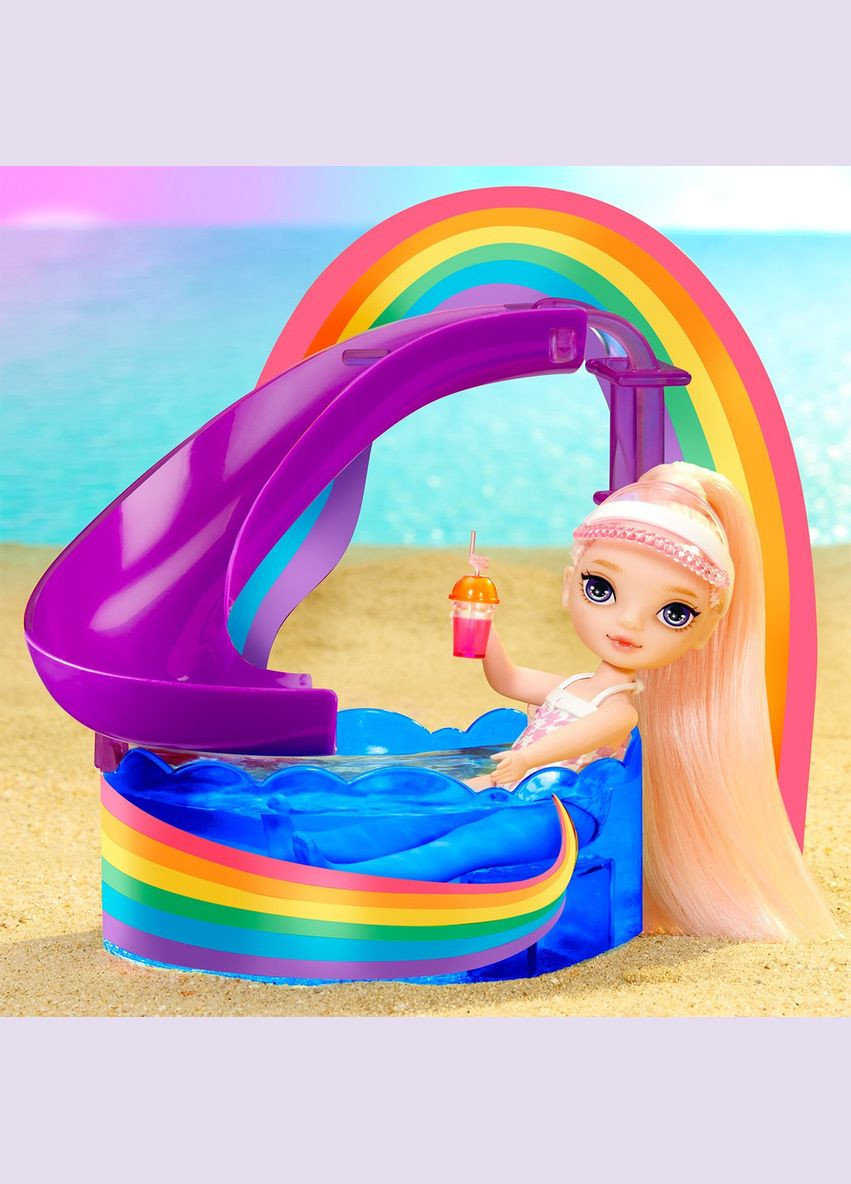 Игровой набор с куклой Радужный праздник в бассейне Rainbow High (316450832)