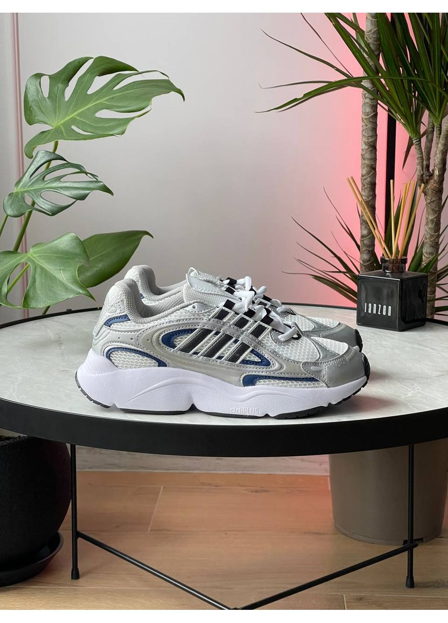 Білі Осінні кросівки аdidas ozmillen white silver black if4015 адідас No Brand