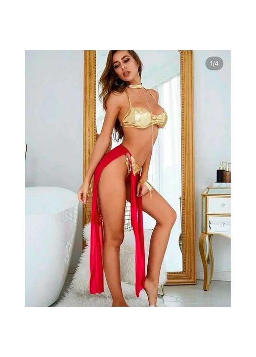 Костюм "Восточной танцовщицы" - S/M/L - Чёрный – Ролевые костюмы No Brand (372502329)