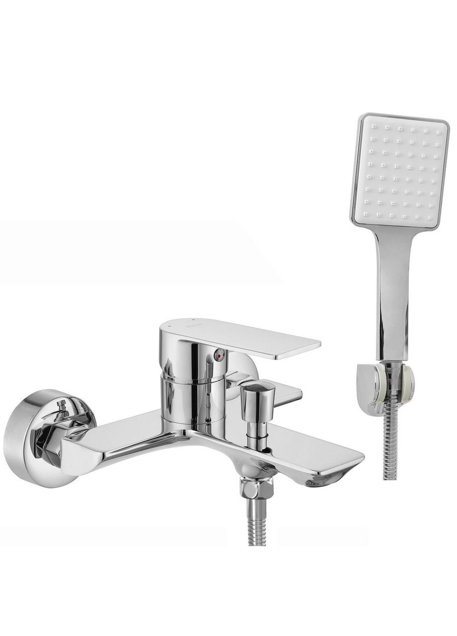 Змішувач для ванни та душу URBAN CHROME хром настінний з виливом * Rea (336937875)