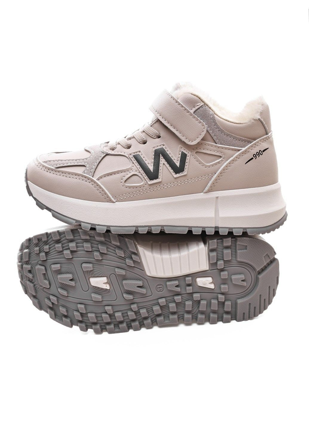 Молочные кроссовки для девочки подростка No Brand